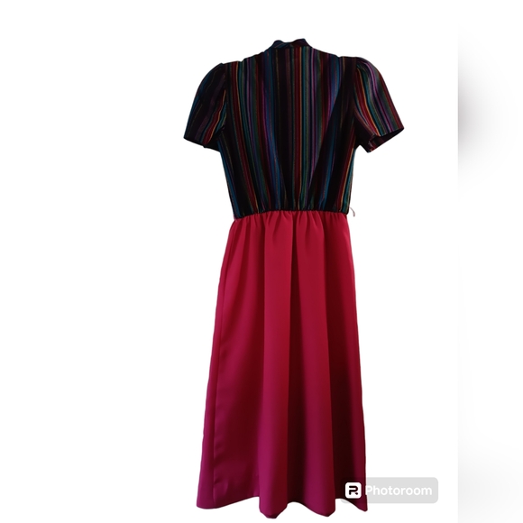 70s look Petite Ladies S/S Blouse-top Dress*. SZ 4P - Picture 2 of 6